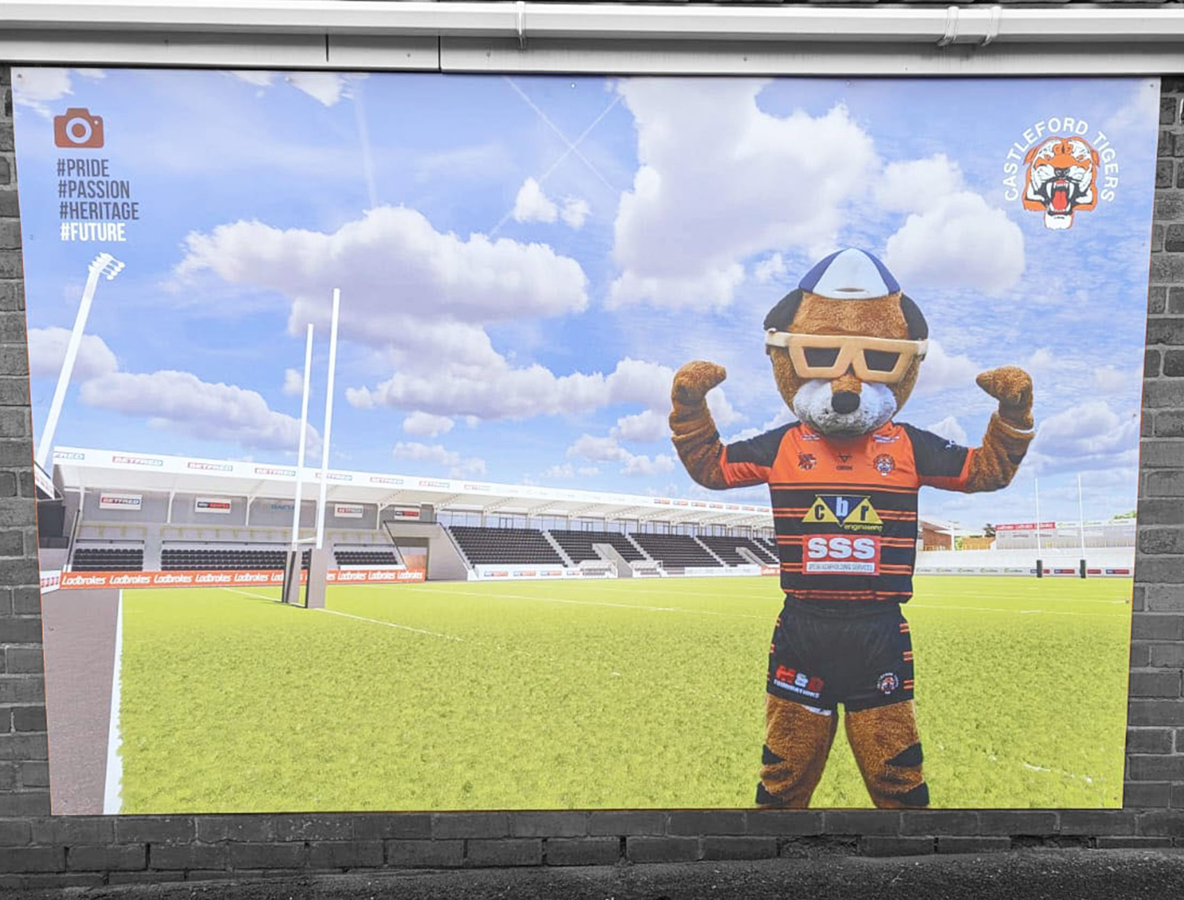 Castleford Tigers, selfie wall