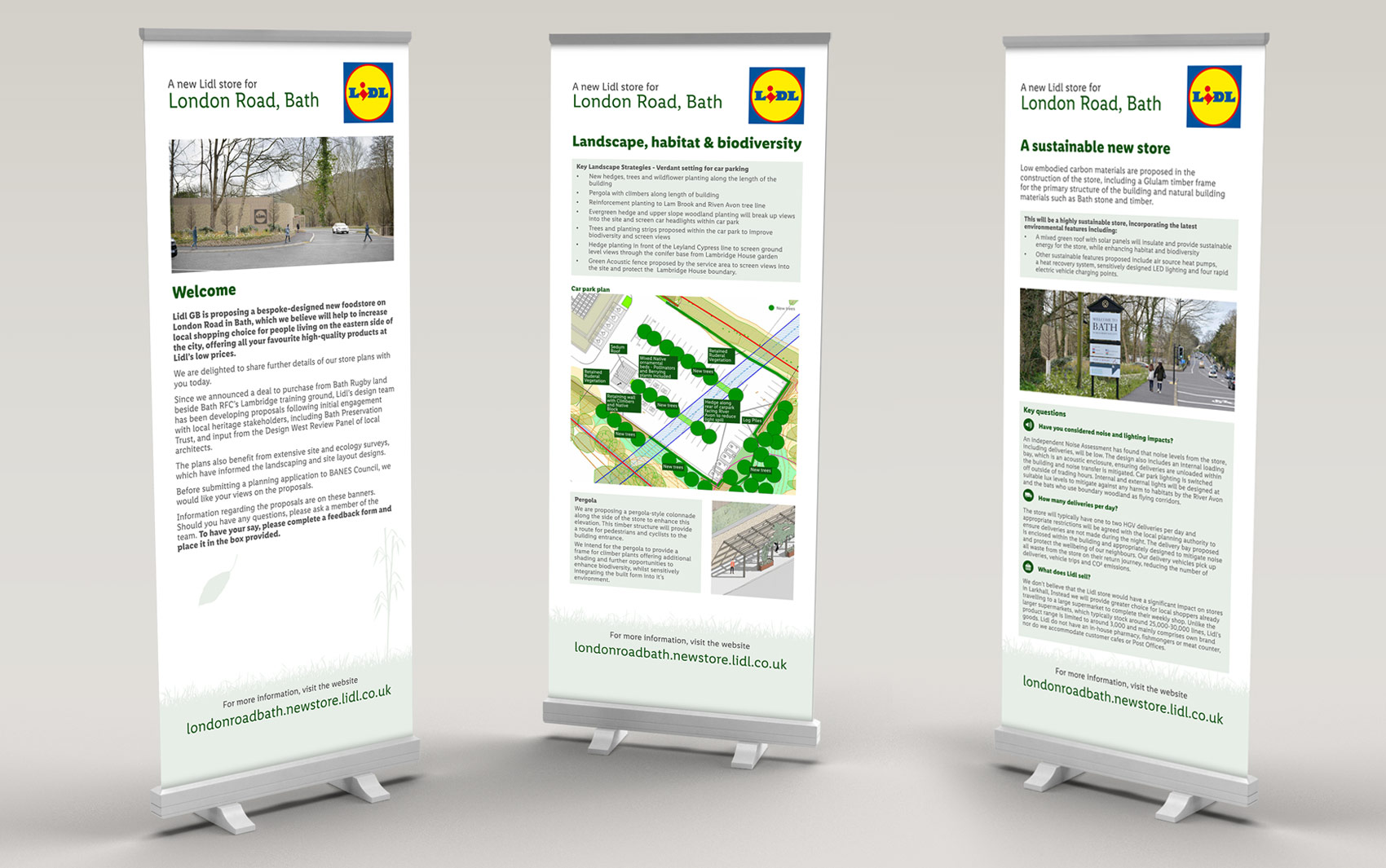 Lidl bespoke banner designs