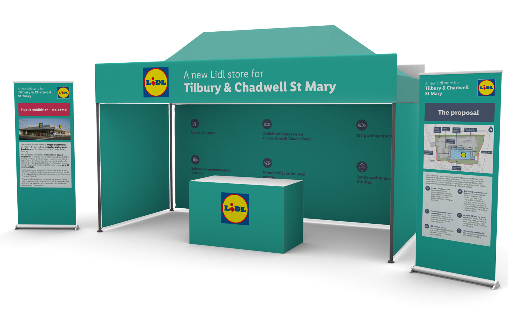 Lidl exhibition design