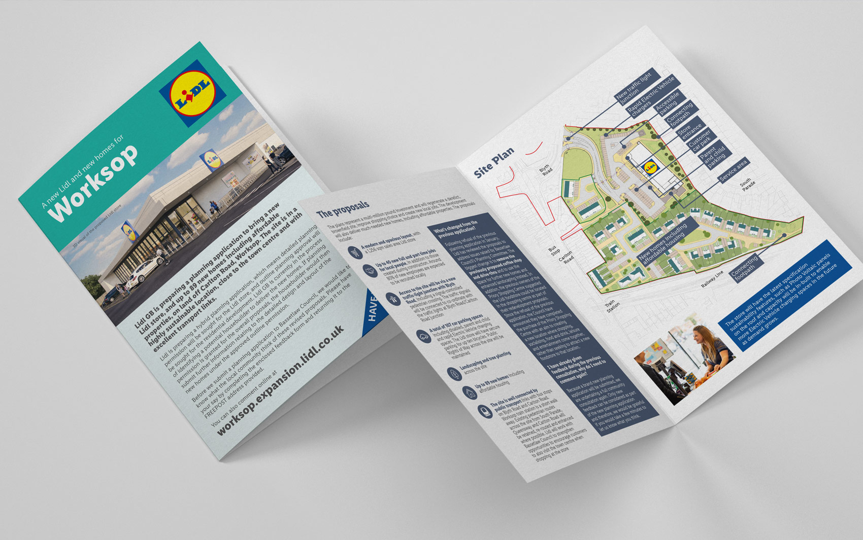 Lidl leaflet cover and inside