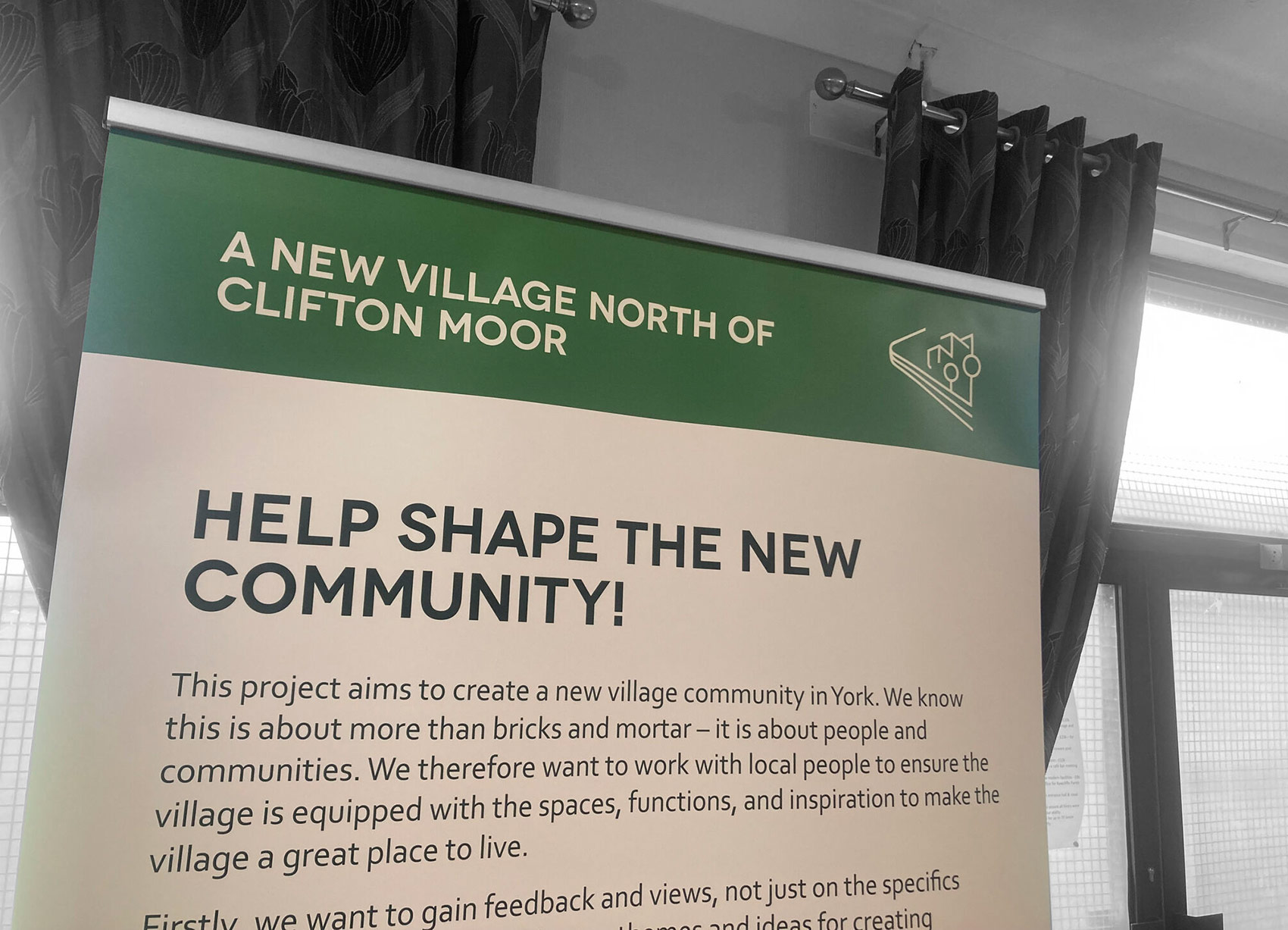 A new village north of Clifton Moor, York banner header