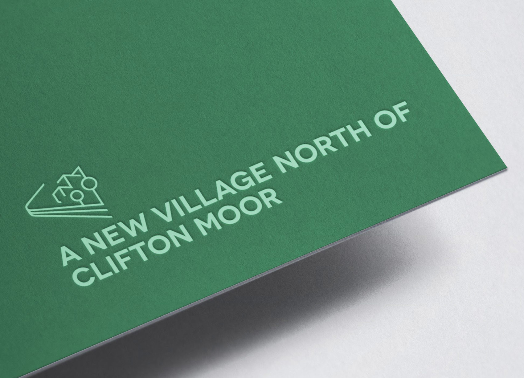 A new village north of Clifton Moor, York brand / logo