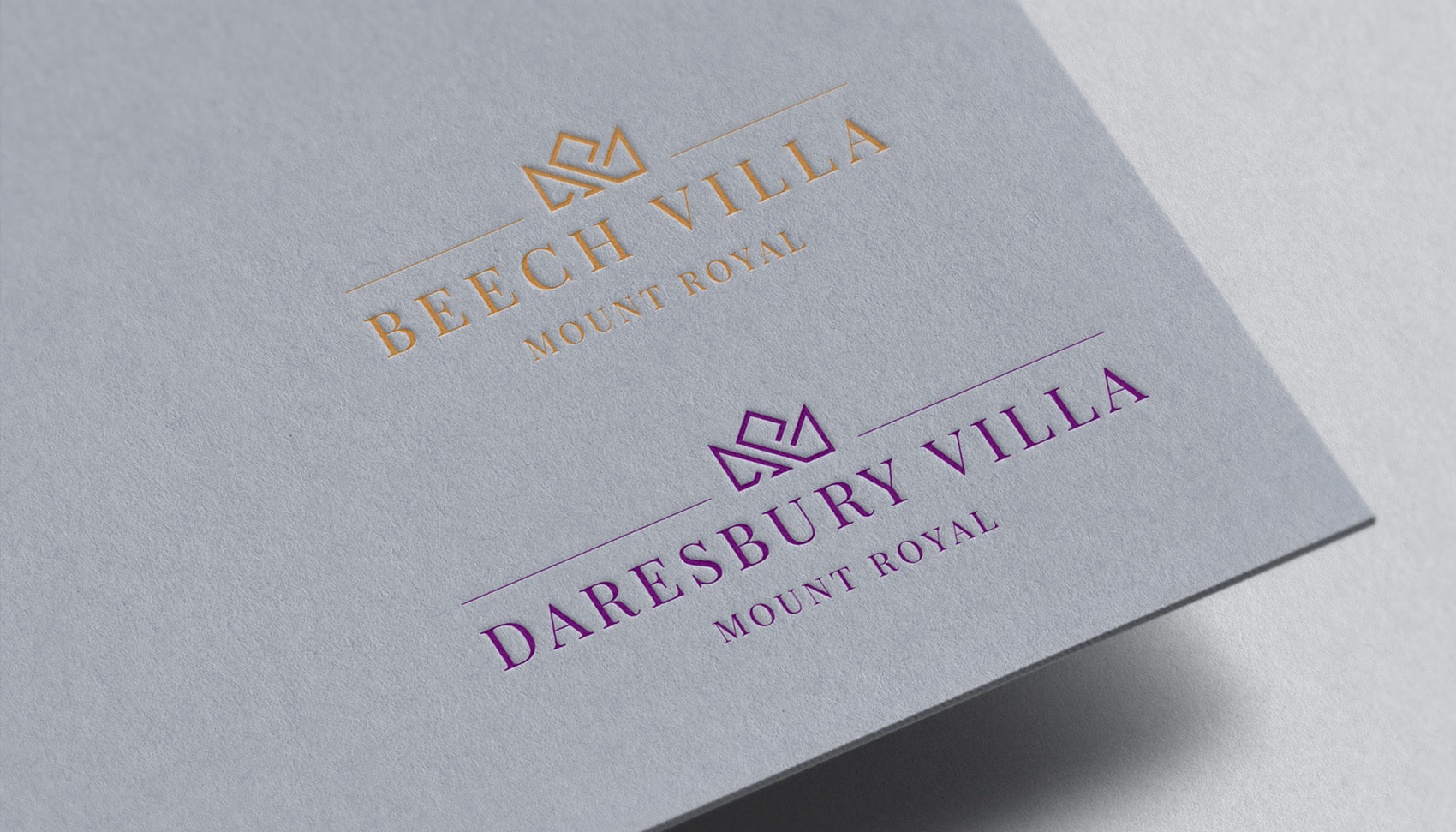 Sub brands for the refurbished hotel, Daresbury Villa & Beech Villa