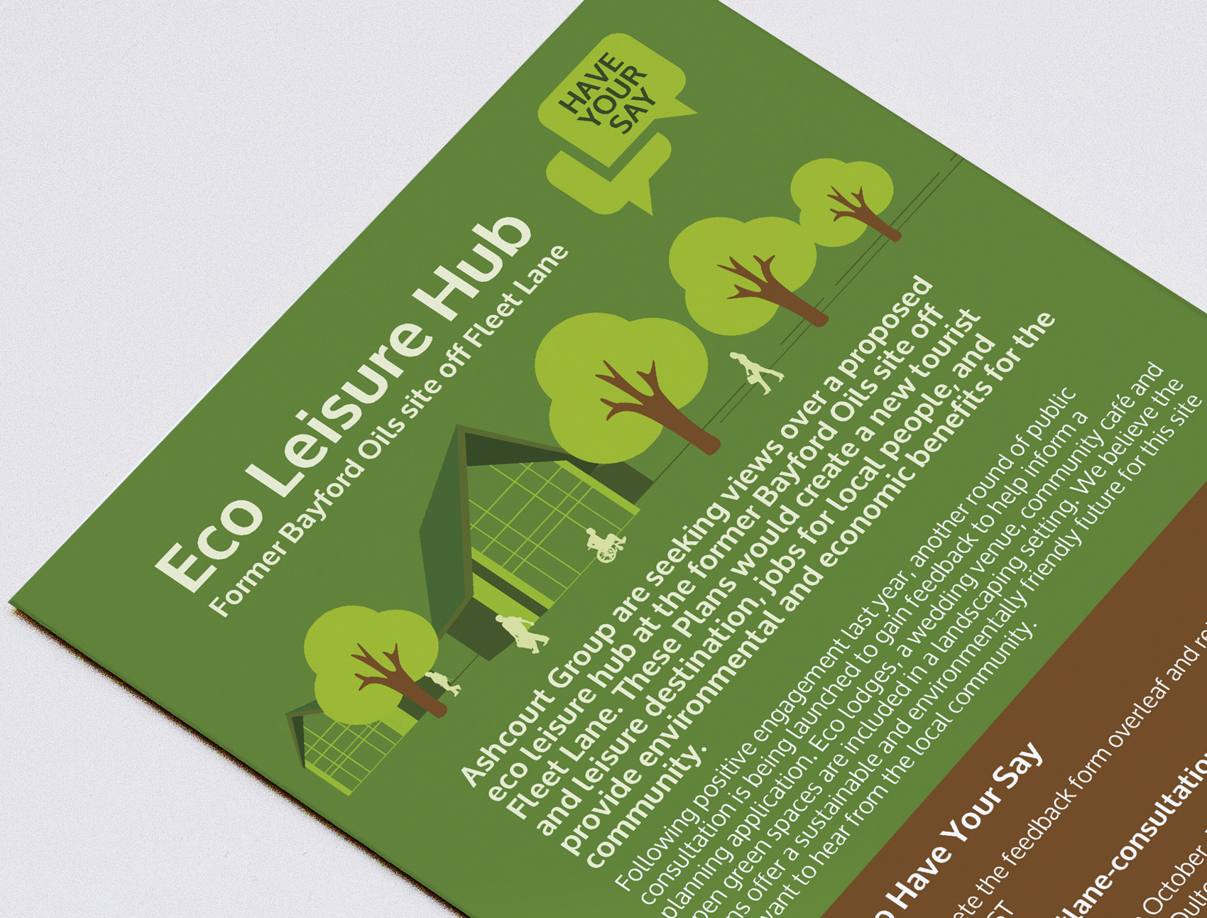 Eco Leisure Hub leaflet