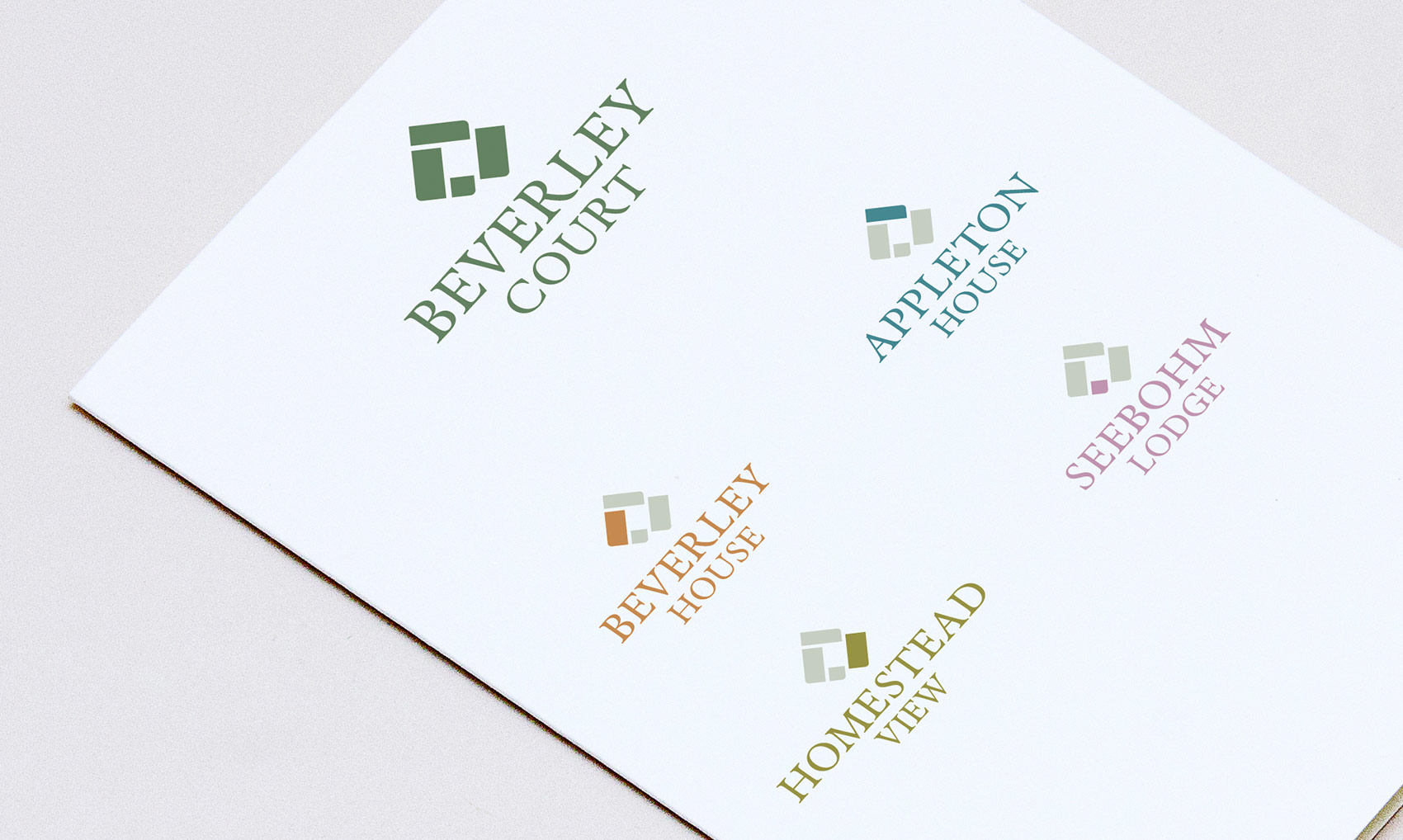 Beverley Court, York branding and sub brands