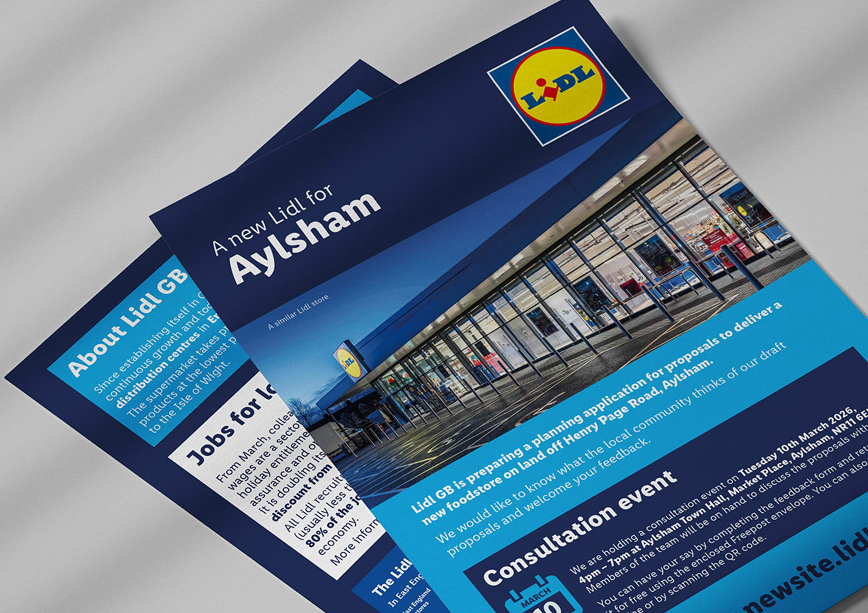 Lidl public consultation leaflet
