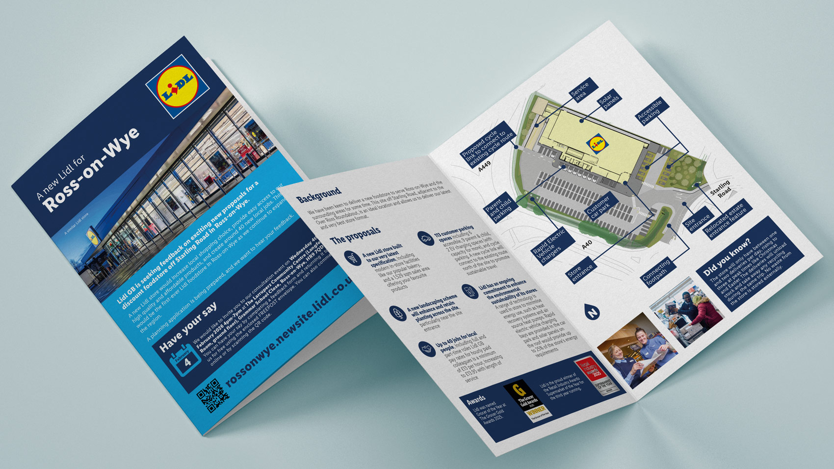 Lidl public consultation leaflet opened