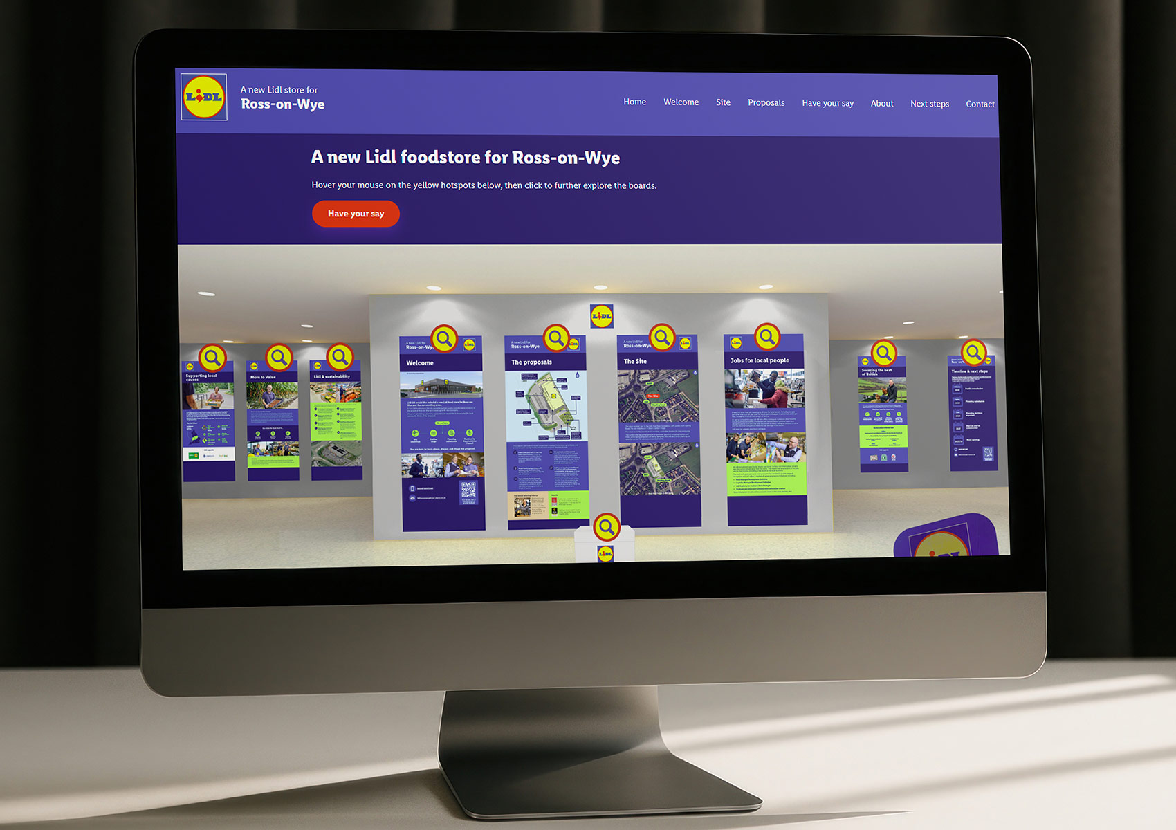 Lidl public consultation virtual exhibition