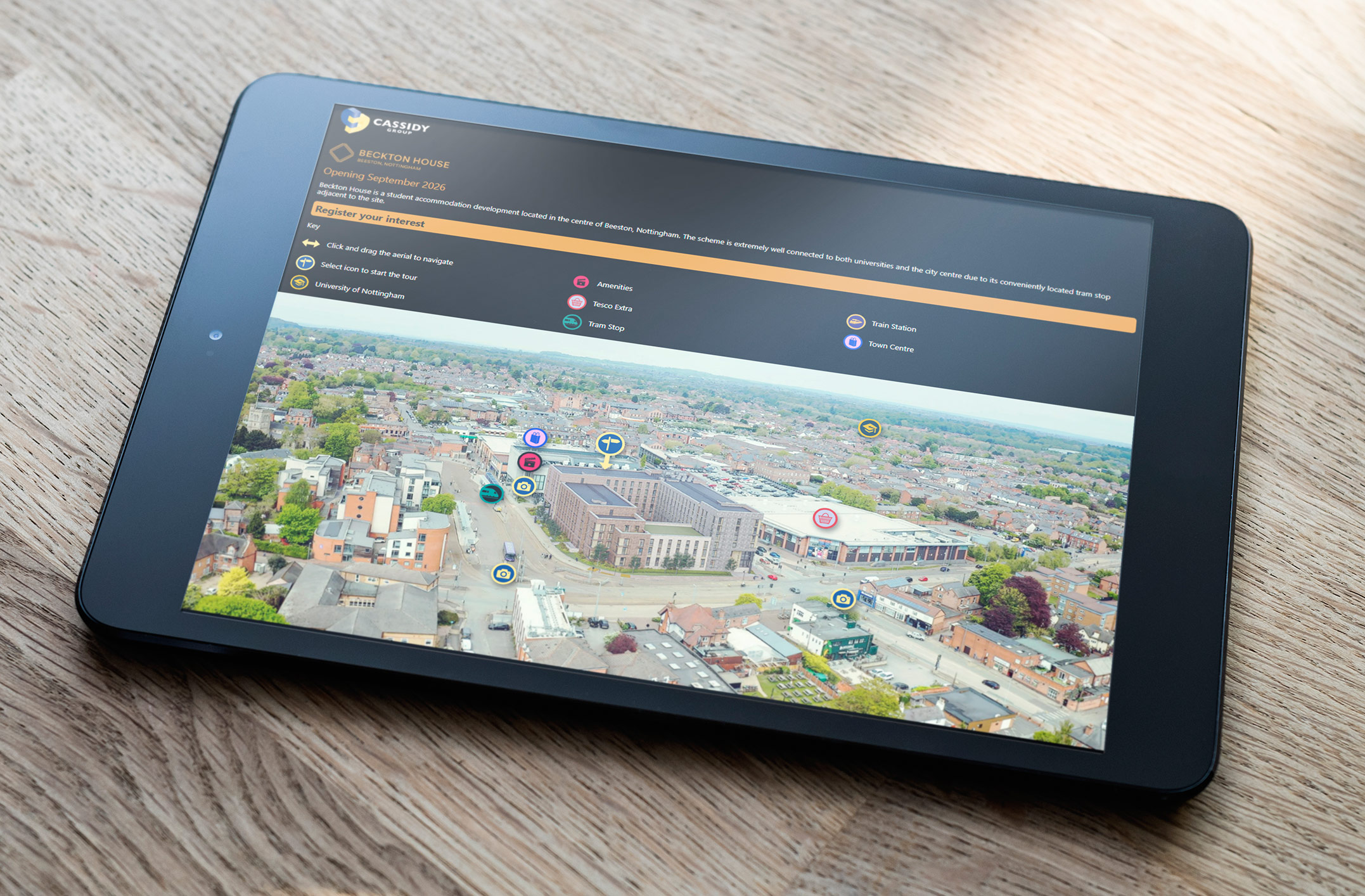 Beckton House, Beeston, Nottingham interactive map
