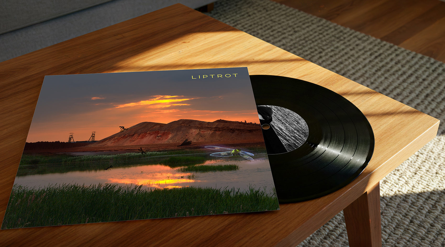 Liptrot, Travellers Tunes, album artwork and vinyl