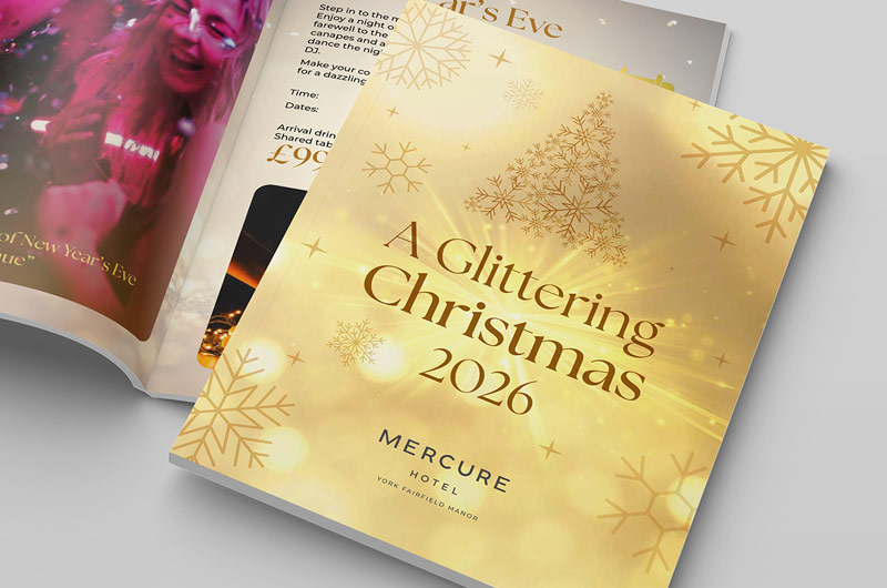 Mercure Christmas booklet cover