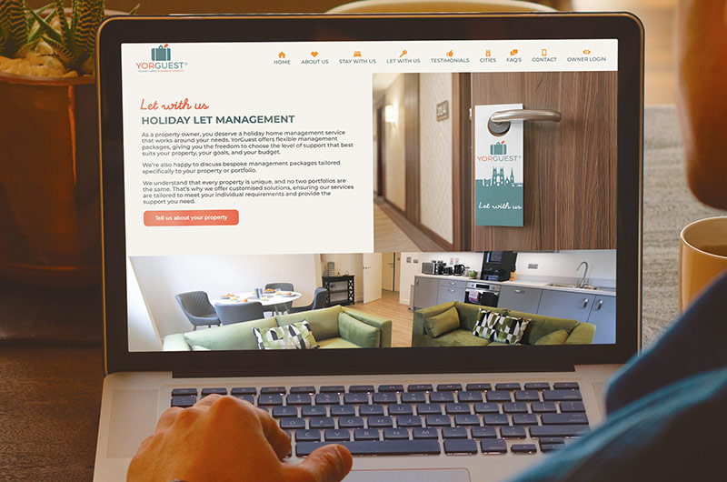 YorGuest website design