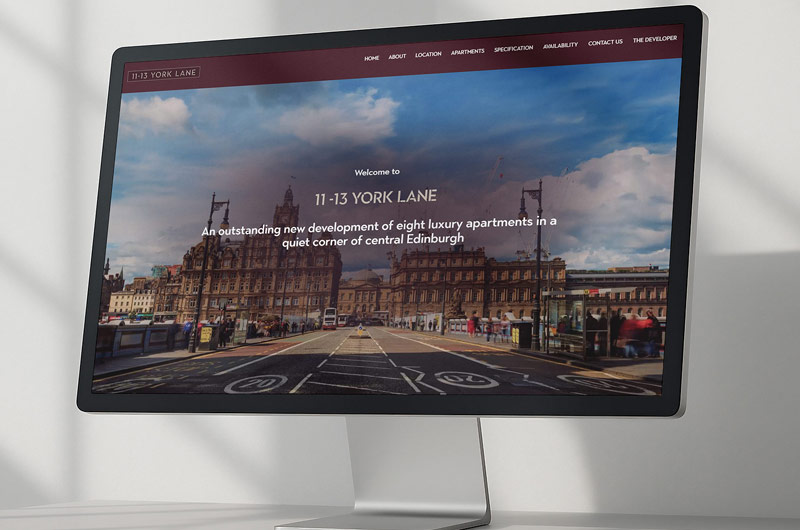 York Lane, Edinburgh home page computer